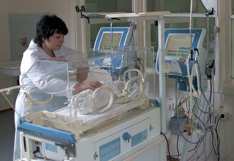 Абаканский роддом, отделение реанимации новорожденных. Фото пресс-службы Минздрава Хакасии